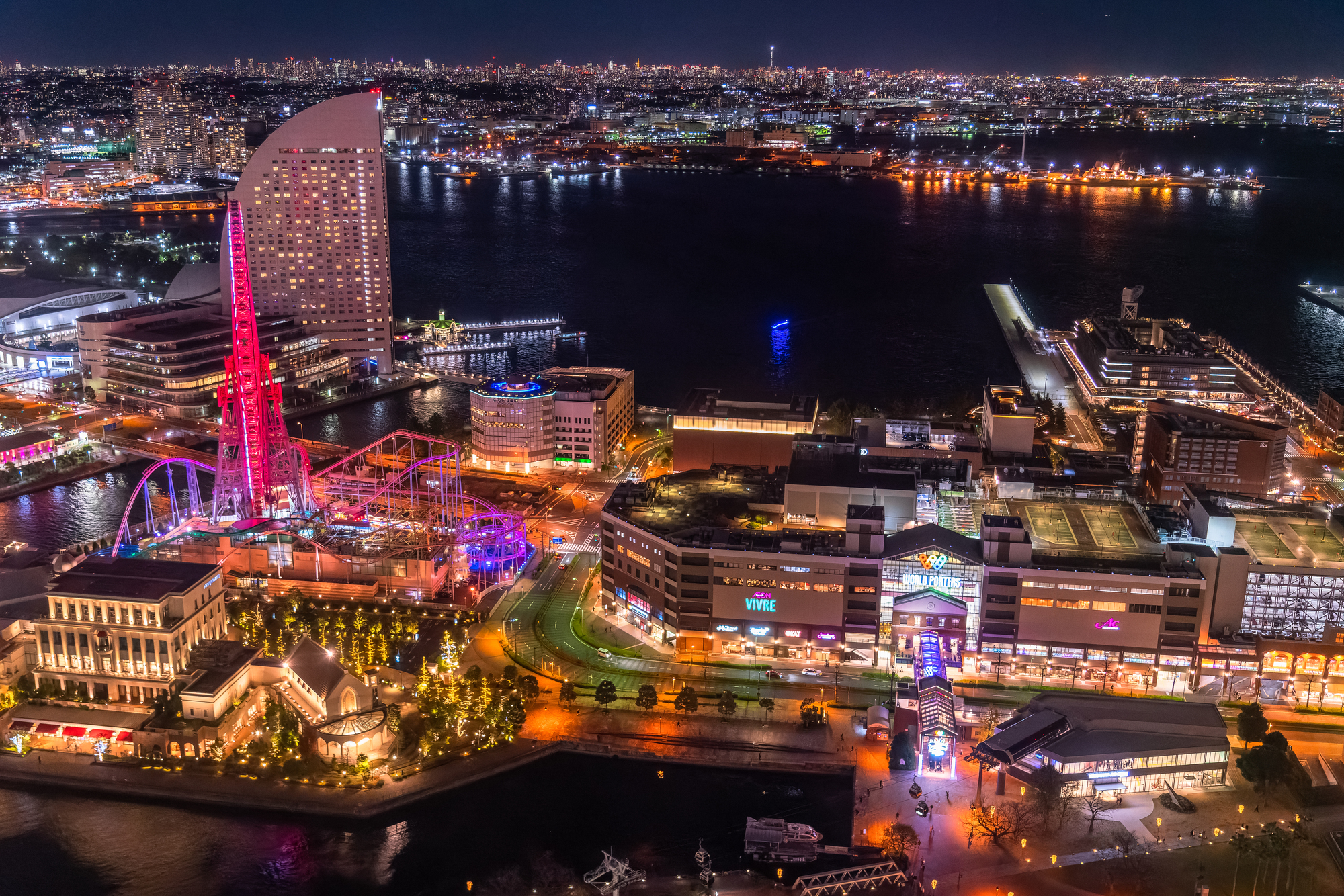 写真：みなとみらい夜景